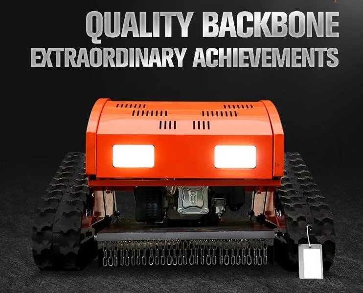 Mini Crawler Type Remote Control Robot Gasoline Engine Lawn Mower